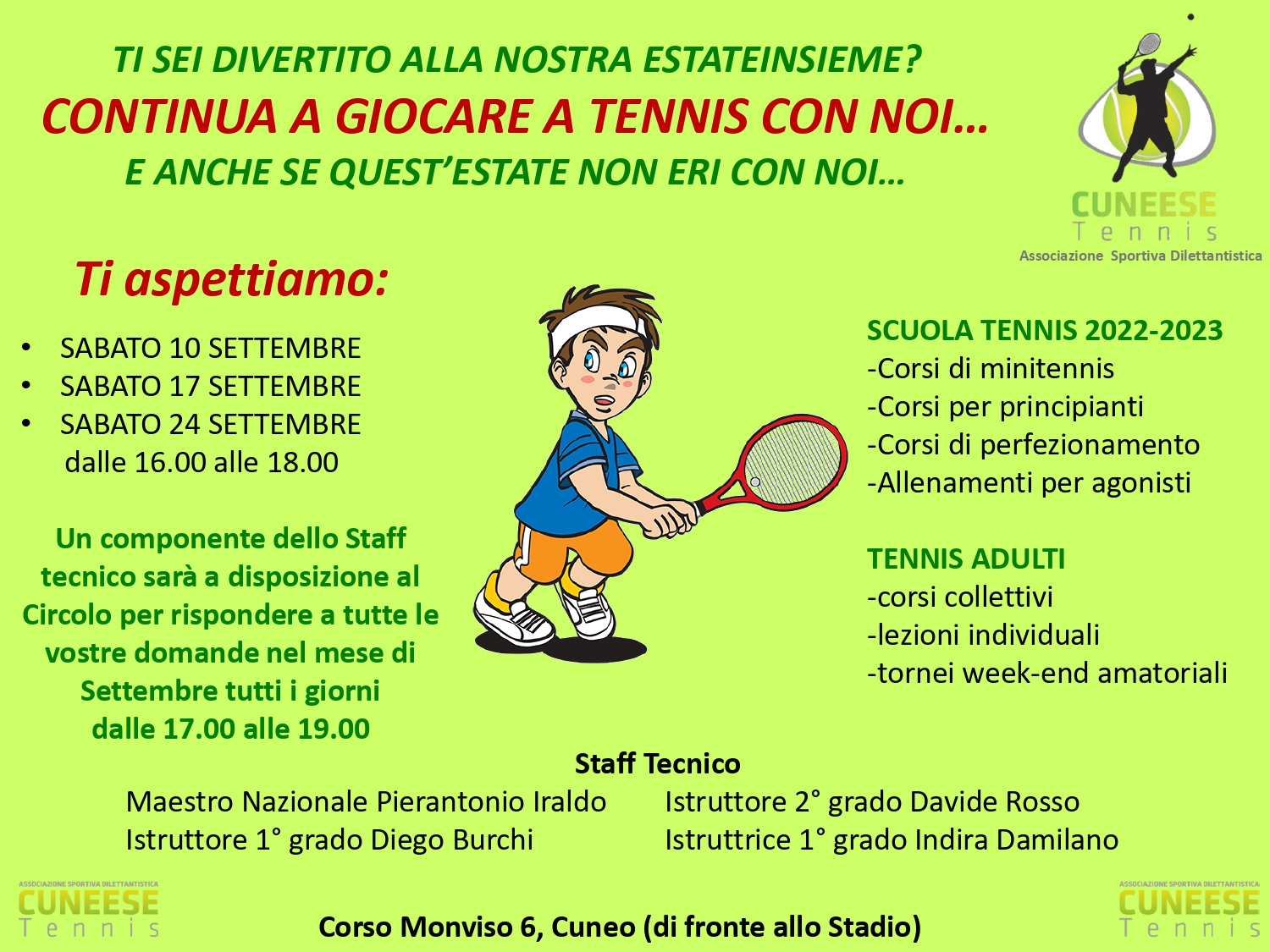 PREPARANDOCI ALLA STAGIONE INVERNALE…..LA NOSTRA S.A.T.
